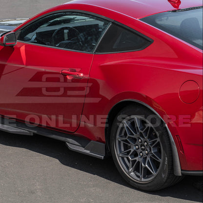 2024-Up Ford Mustang S650 DRY CARBON FIBER Rear Quarter Fender Flare Extension image 20
