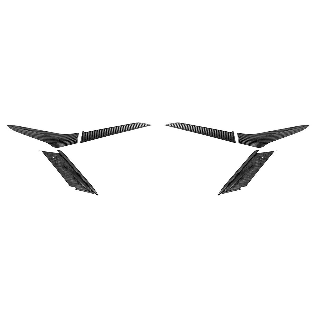 Corvette C8 Z06 CARBON FIBER Replacement Side Fender Vent Door Garnish image 3
