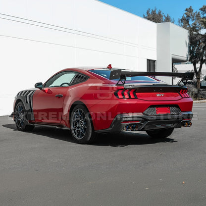 2024+ Ford Mustang V2 Package Carbon Fiber Rear Bumper Diffuser image 48