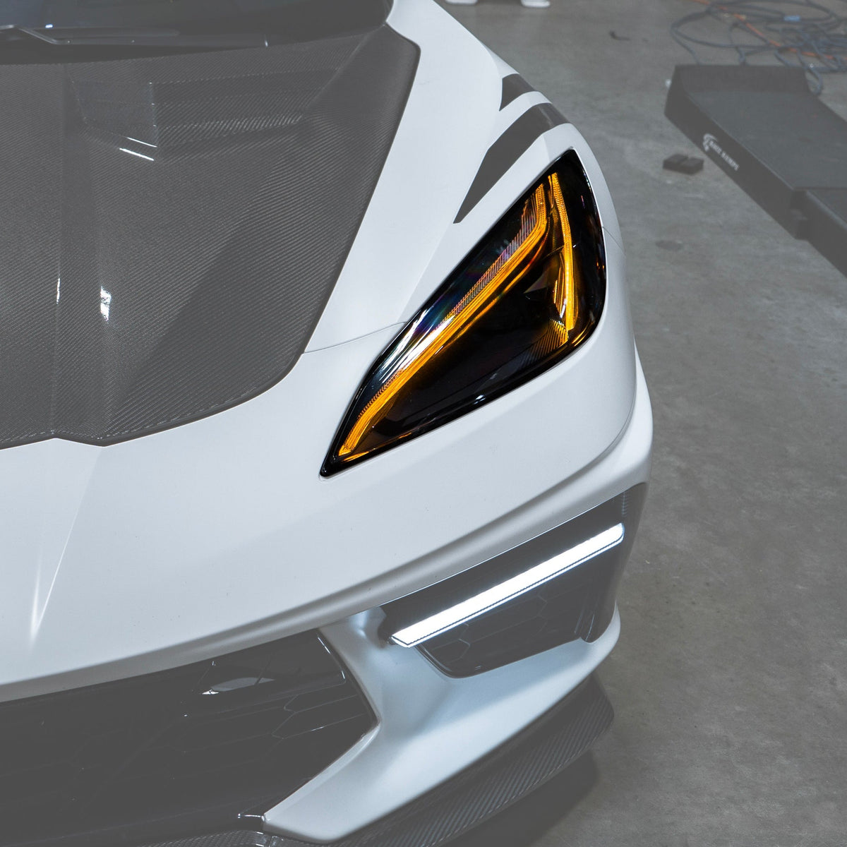 Corvette C8 GT Style Amber LED DRL Module Set image 1