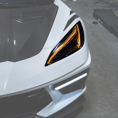 Corvette C8 GT Style Amber LED DRL Module Set image 1