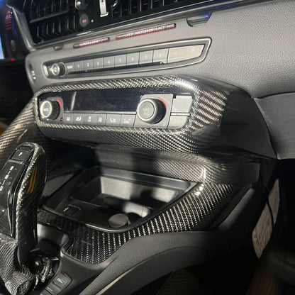 2020-Up Toyota Supra Center Console AC Switch Panel Cover image 1