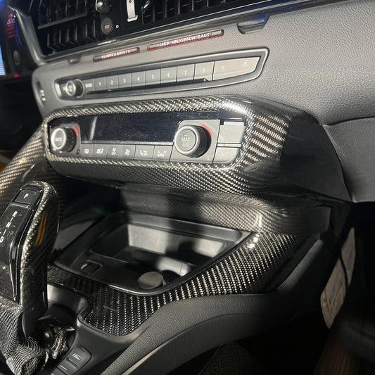 2020-Up Toyota Supra Center Console AC Switch Panel Cover image 1