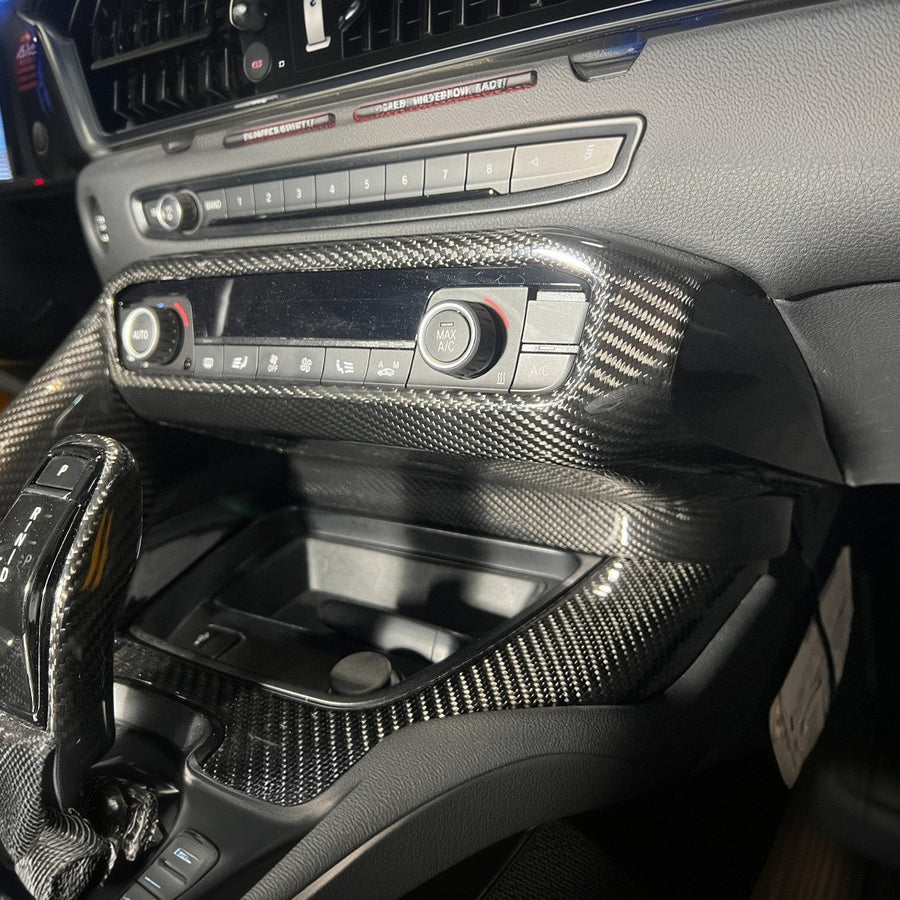 2020-Up Toyota Supra Center Console AC Switch Panel Cover image 1