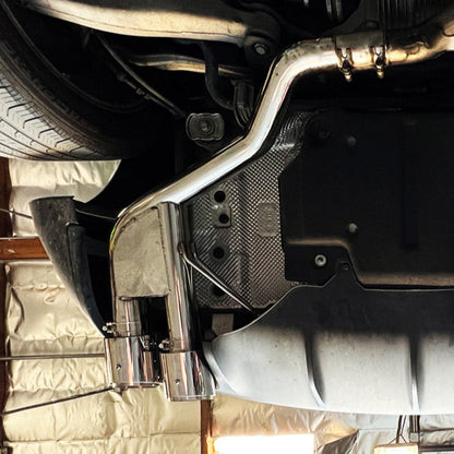 2014-2021 Porsche Macan Muffler Delete Axle Back Quad Tips Exhaust image 2