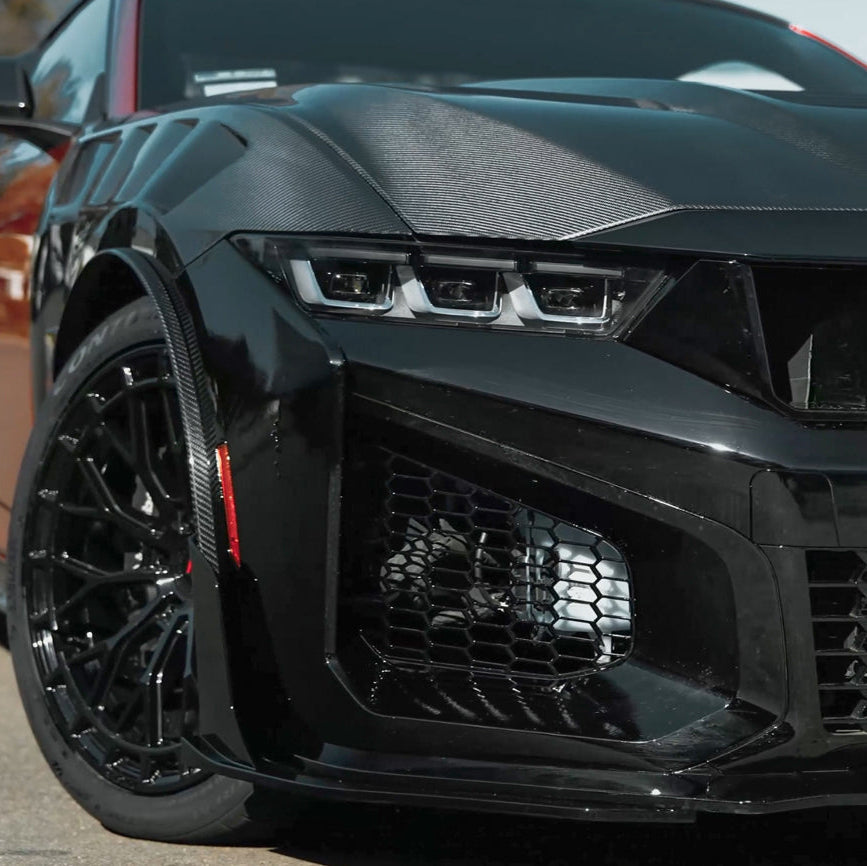 2024-Up Mustang Dark Horse SC Replacement Primed Front Bumper Cover Grille Lip (Expected To Ship In October) image 6