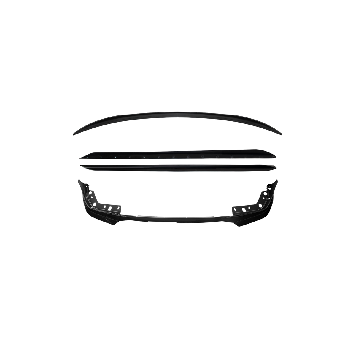 2019-Up BMW G20 G28 3-Series M-Sport Front Lip Side Skirts Rear Spoiler image 2