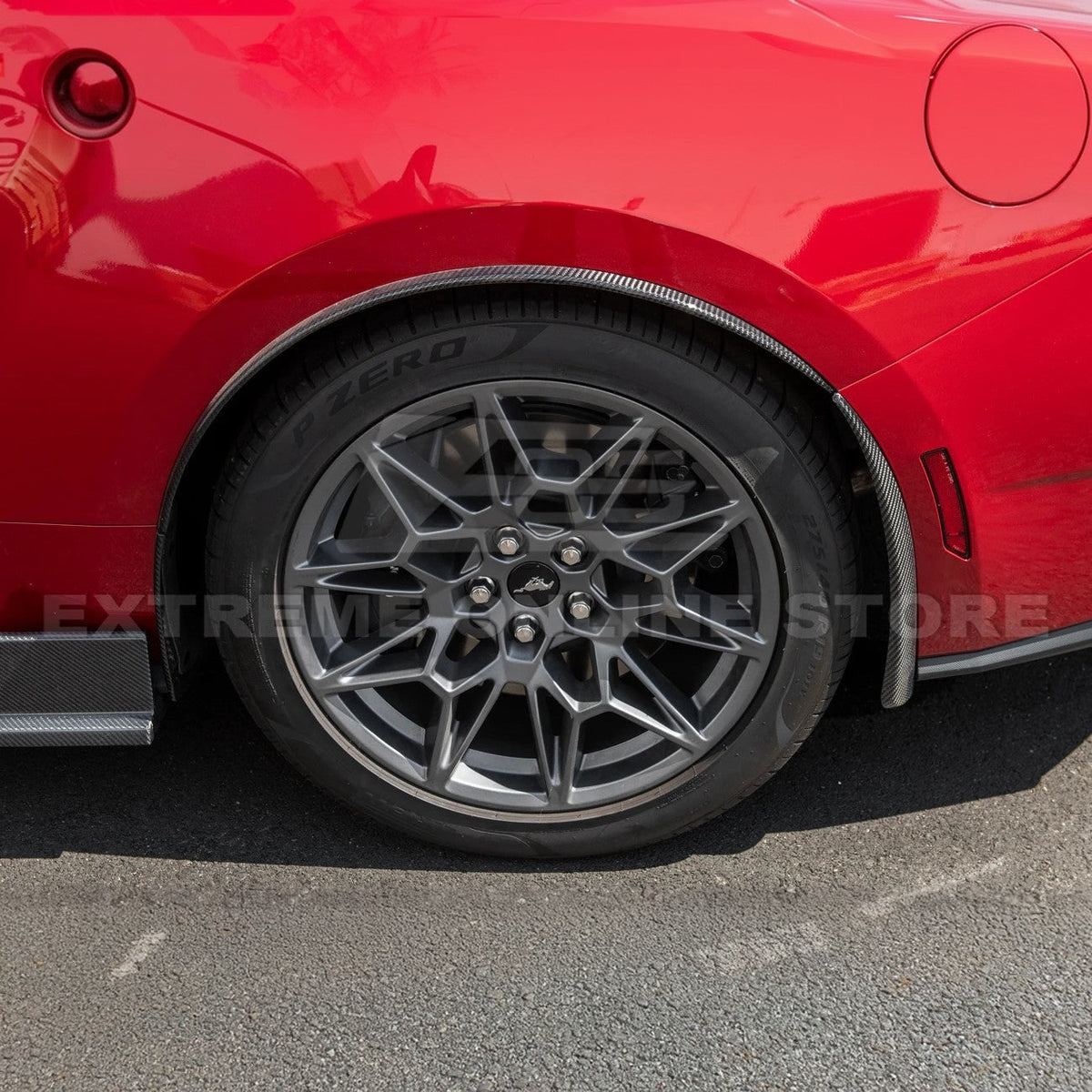 2024+ Ford Mustang Dry Carbon Fiber Mud Flap image 24
