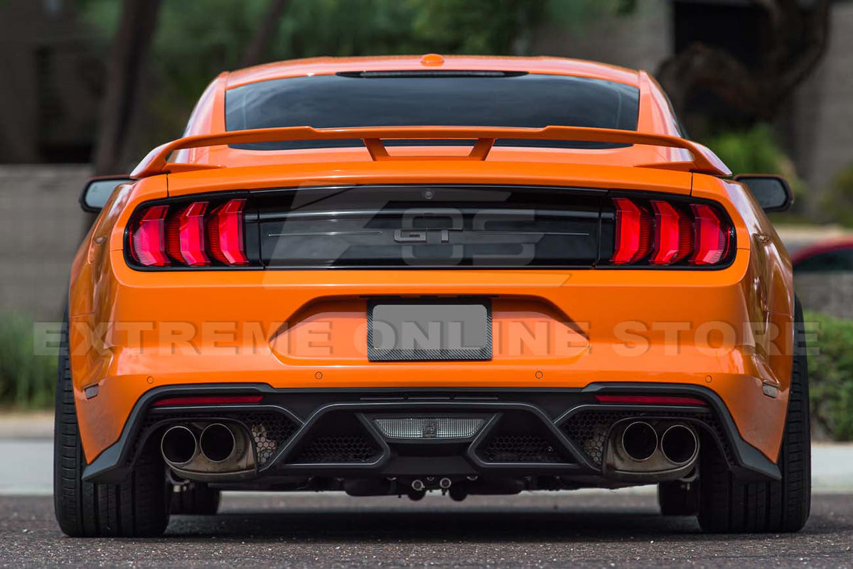 2018-22 Ford Mustang GT500 Rear Bumper Quad Tips Diffuser image 5