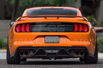 2018-22 Ford Mustang GT500 Rear Bumper Quad Tips Diffuser image 5