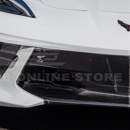 Chevrolet Corvette C8 DRY CARBON FIBER Fascia Panel Grille Cover image 7