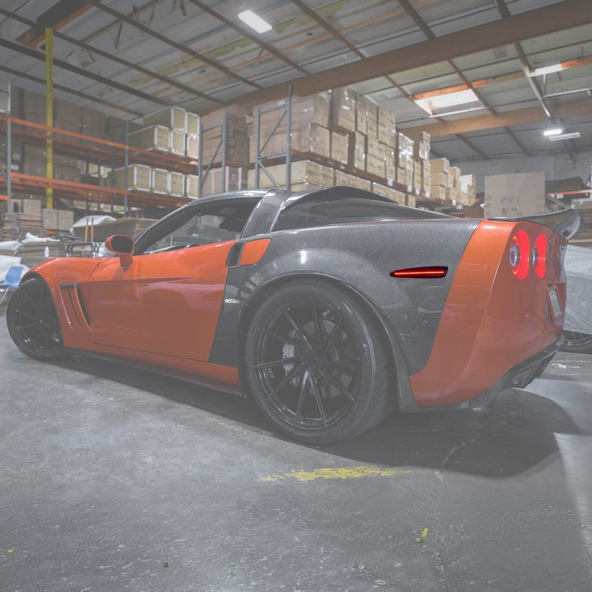 Corvette C6 Rear Red Light LED Side Markers Pair image 24