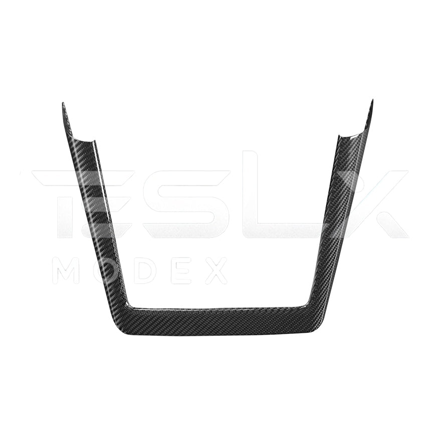 2024-Up Tesla Model 3, 2025-Up Model Y Carbon Fiber Interior Center Console Frame image 1