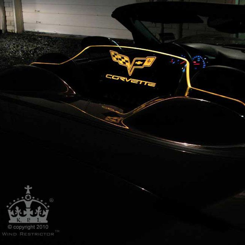 WindRestrictor® C6 Convertible Rear Add On Wind Deflector image 8