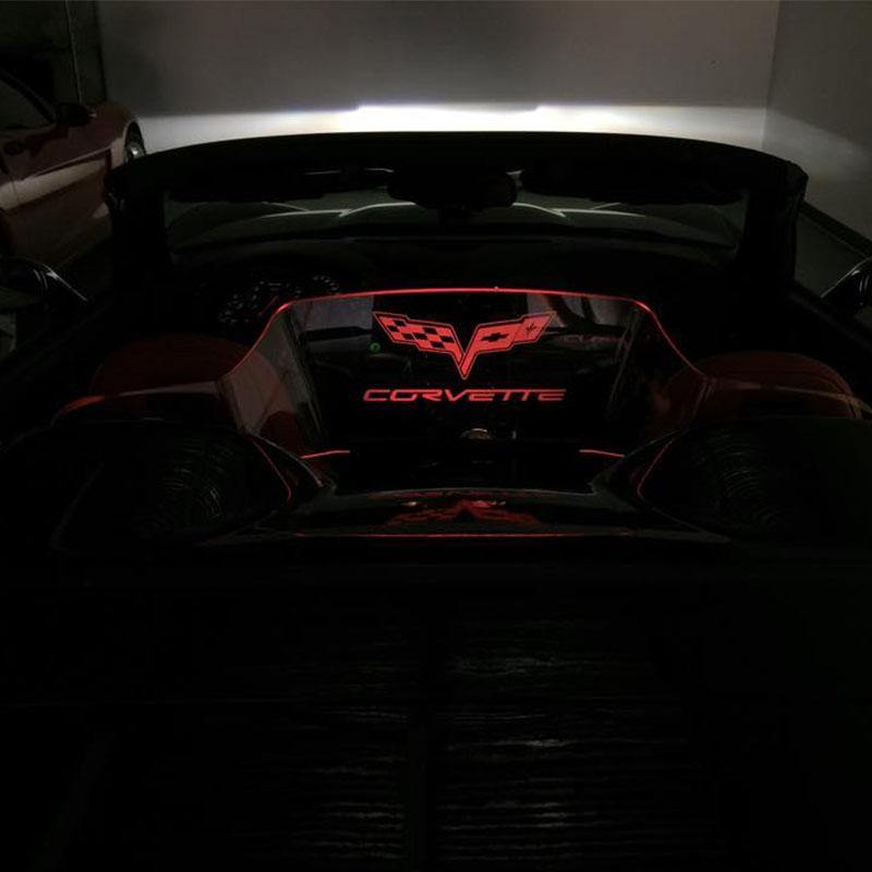 WindRestrictor® C6 Convertible Rear Add On Wind Deflector image 9