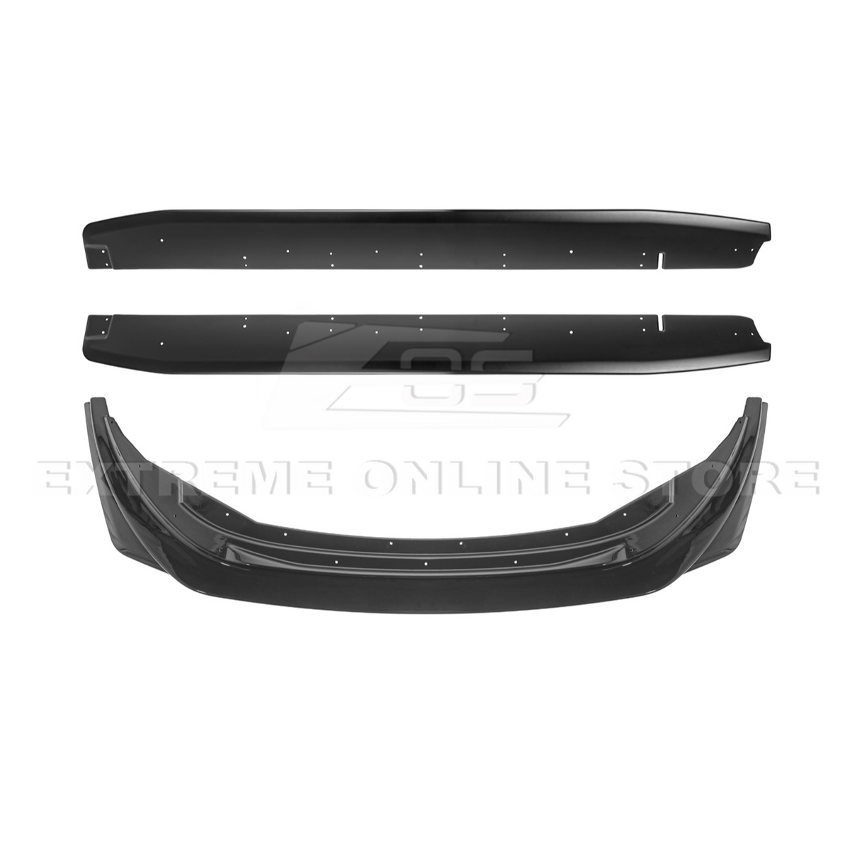 2022-Up Toyota GR86 AS Style ABS Plastic Matte Black Front Splitter Side Skirt image 13