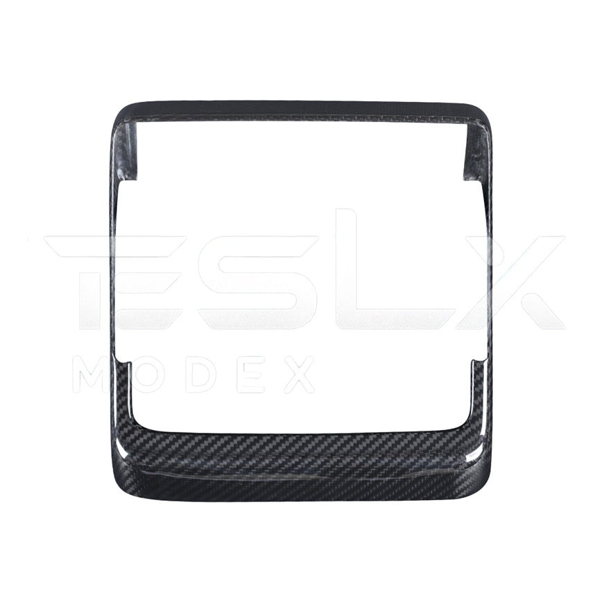 2024-Up Tesla Model 3, 2025-Up Model Y Carbon Fiber Interior Rear Display Frame Cover image 9