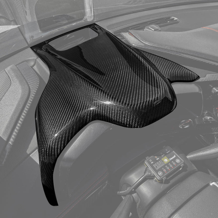 2020-25 Corvette C8 | DRY CARBON FIBER Replacement Upper Dash Instrument Panel image 3