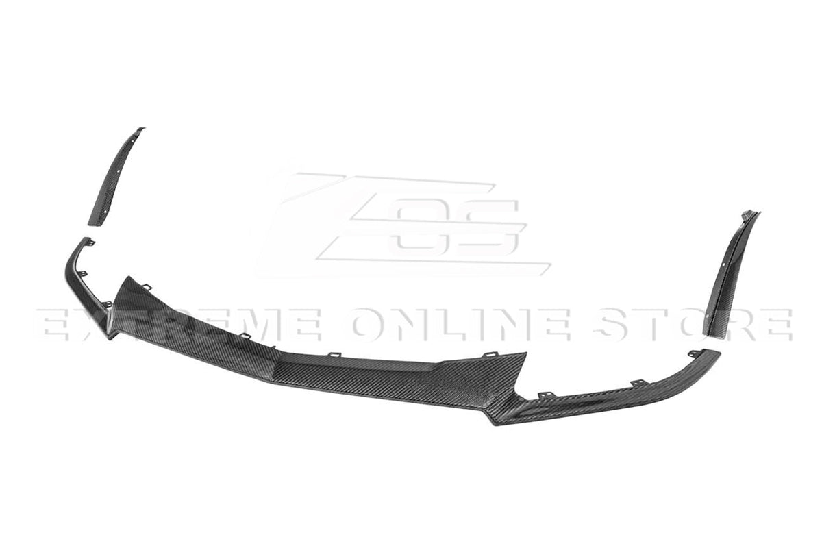 2016-19 Cadillac ATS-V Track Package Dry carbon Fiber Front Lip Side Wheel Arch image 36