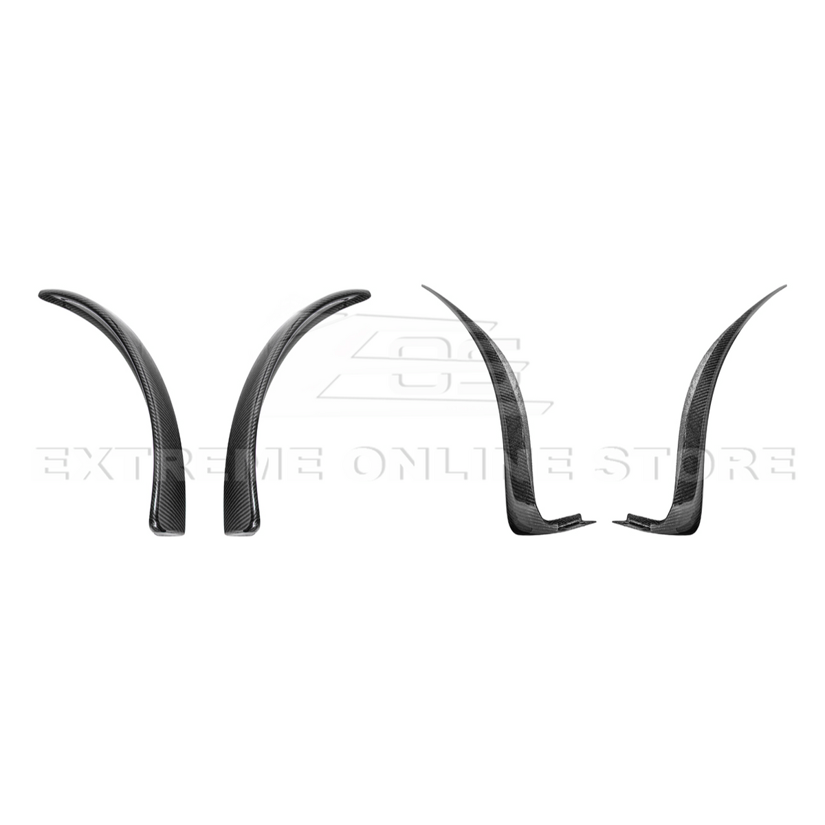 2005-13 Corvette C6 Z06 ZR1 DRY CARBON FIBER Splash Guard Mud Flaps image 21