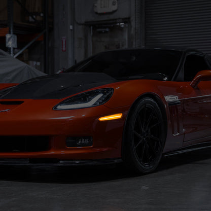 Corvette C6 Front Amber Light LED Side Markers Pair image 40