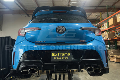 2019-Present Toyota Corolla Hatchback Quad Tips Cat Back Exhaust image 5