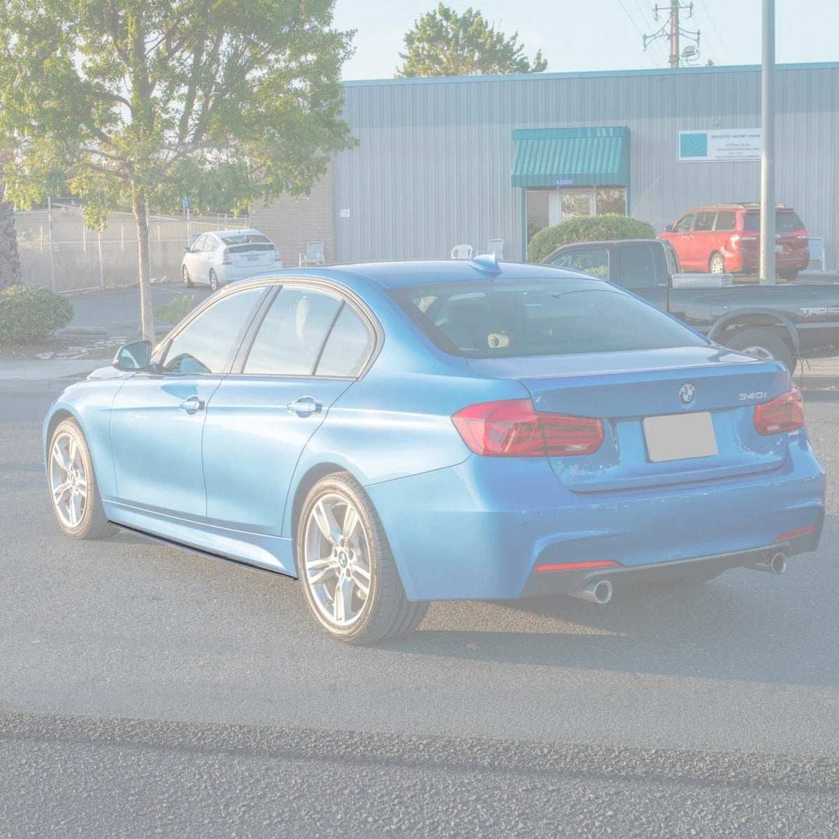 2012-18 BMW F30 31 M-Sport Extended Carbon Fiber Side Skirts image 3