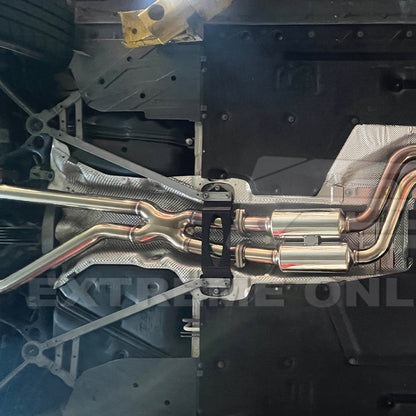 2015-2020 BMW F80 M3 F82 F83 M4 Resonated Mid Pipe Exhaust image 5