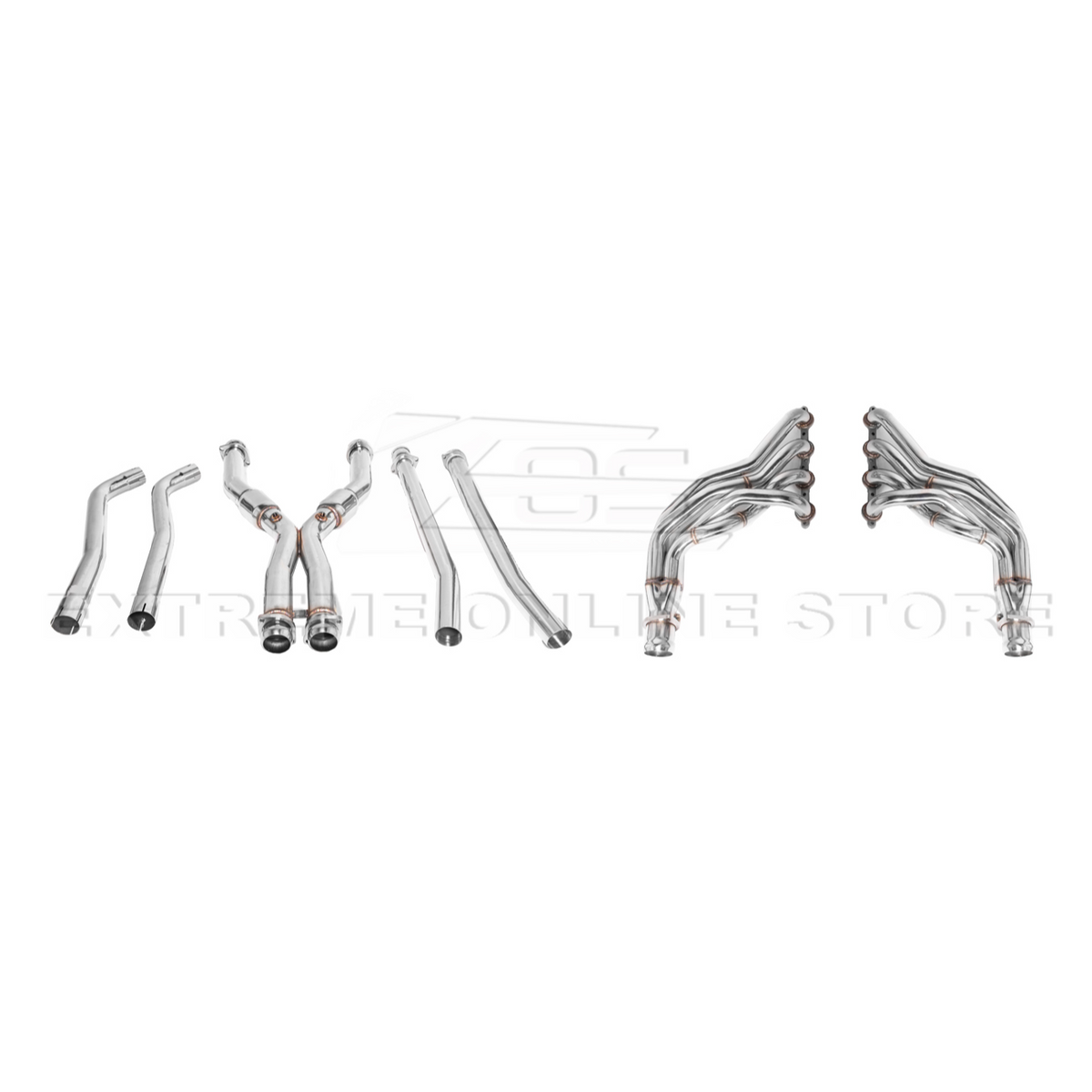 2009-2014 Cadillac CTS-V Long Tube Headers Resonated Mid Pipe image 16
