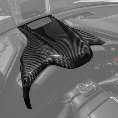 2020-25 Corvette C8 | DRY CARBON FIBER Replacement Upper Dash Instrument Panel image 1