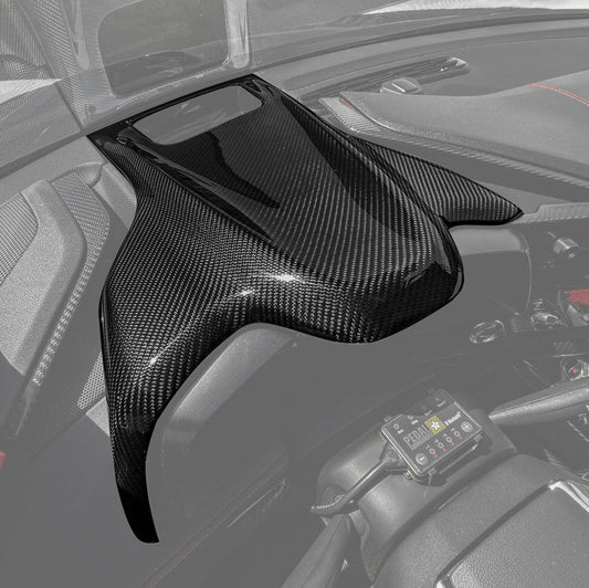 2020-25 Corvette C8 | DRY CARBON FIBER Replacement Upper Dash Instrument Panel image 1