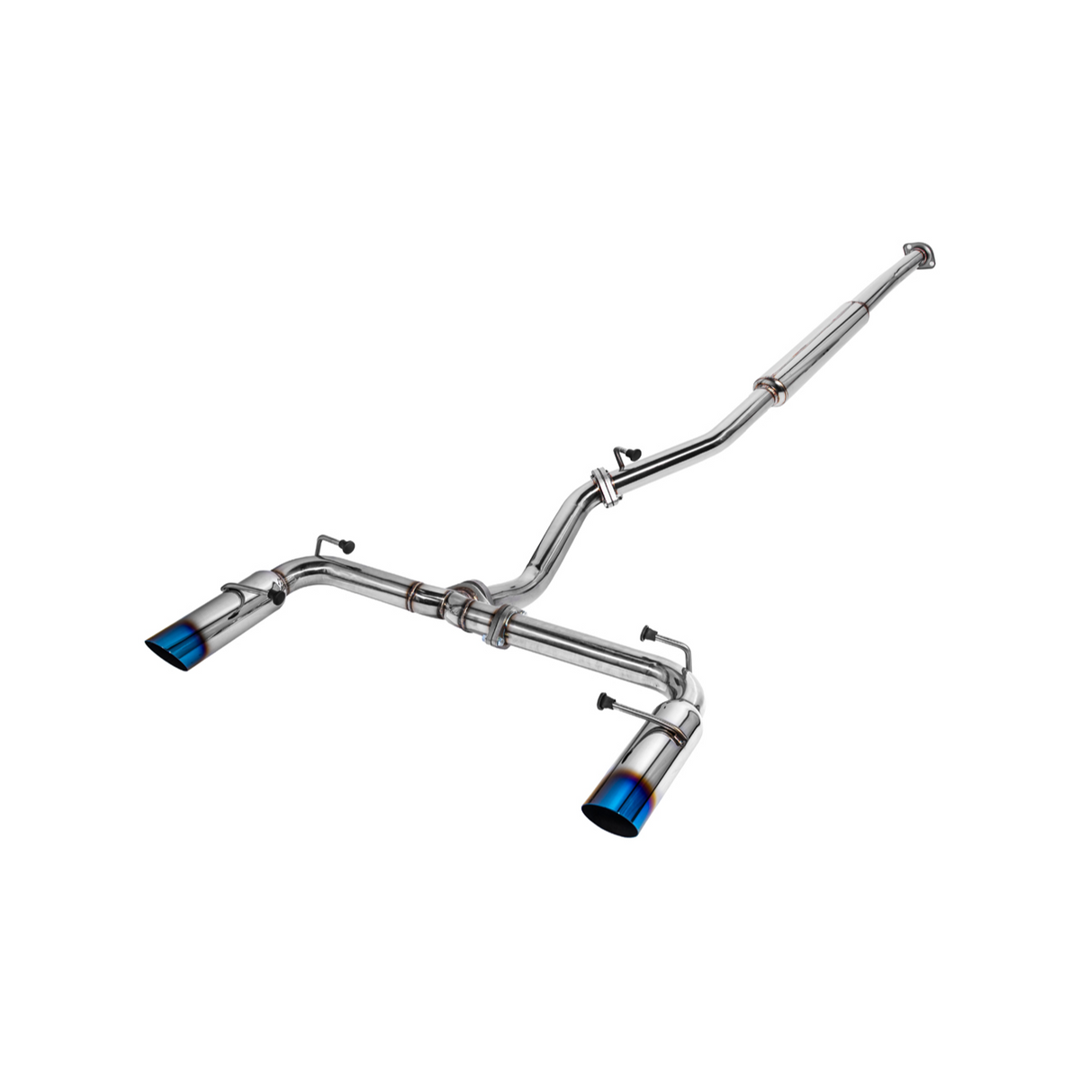 2022-Present Toyota GR86 Subaru BRZ Muffler Delete Burnt Tip Cat Back Exhaust image 1