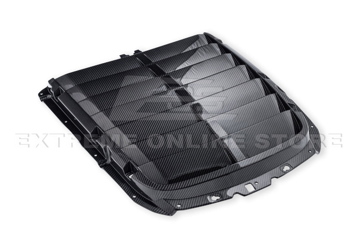 2020-23 Ford Mustang GT500 DRY CARBON FIBER Front Hood Vent image 5