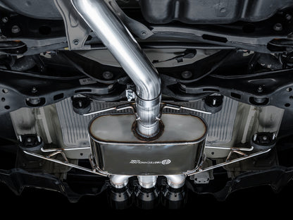 AWE Touring Edition Exhaust for DE5 Integra Type-S - Triple Diamond Black Tips image 3