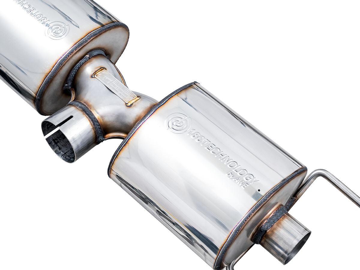 AWE Touring Edition Exhaust for Subaru BRZ / Toyota GR86 / Toyota 86 / Scion FR-S - Diamond Black Tips image 10