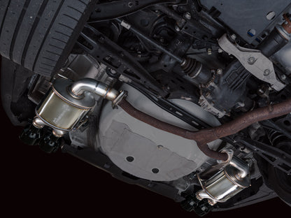 AWE Touring Edition Axleback Exhaust for VB Subaru WRX - Diamond Black Tips image 7