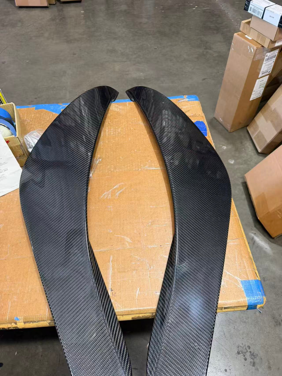 Blemished / Outlet - 2020-Up Toyota Supra CARBON FIBER Side Fender Scoop Accent Door Garnish image 8
