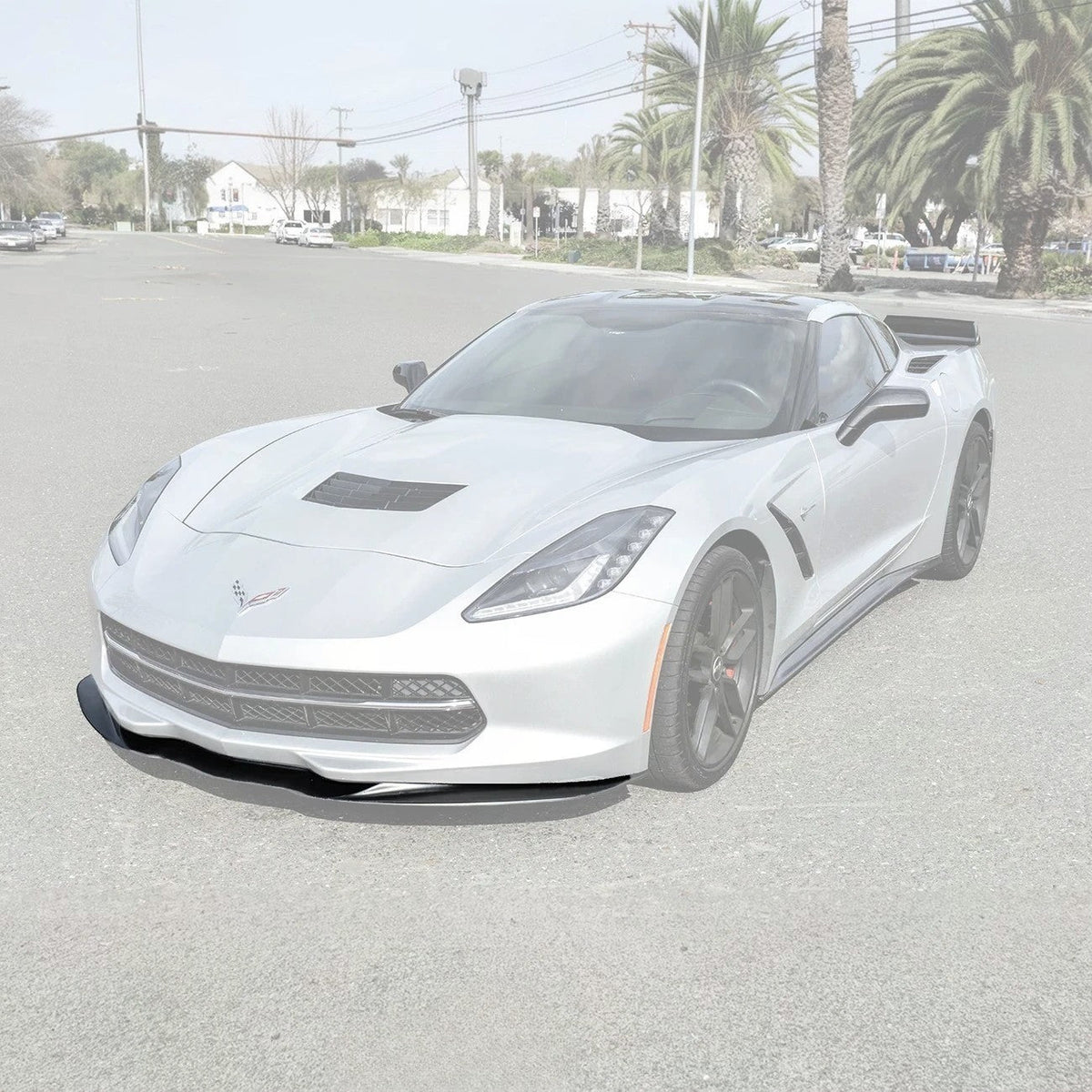 Corvette C7 Stingray EOS Preformance Package Front Splitter image 3
