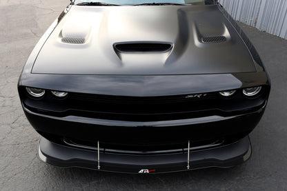 Carbon Fiber Front Wind Splitter-  2015-2023 Dodge Challenger Hellcat
