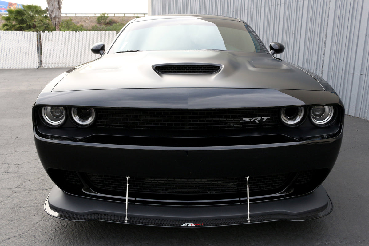 Carbon Fiber Front Wind Splitter-  2015-2023 Dodge Challenger Hellcat