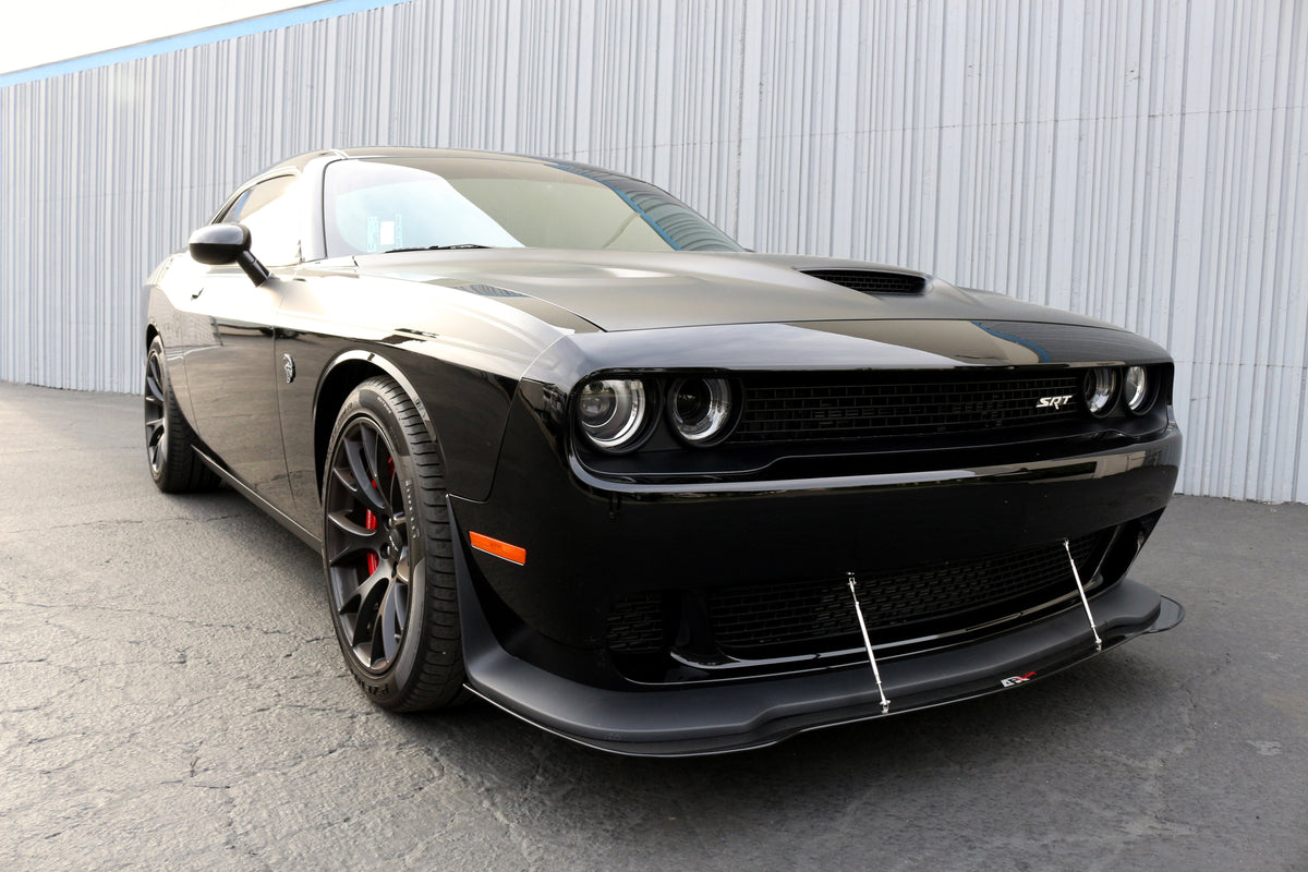 Carbon Fiber Front Wind Splitter-  2015-2023 Dodge Challenger Hellcat