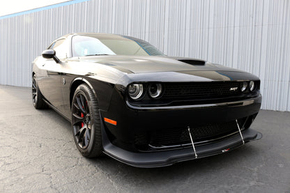 Carbon Fiber Front Wind Splitter-  2015-2023 Dodge Challenger Hellcat