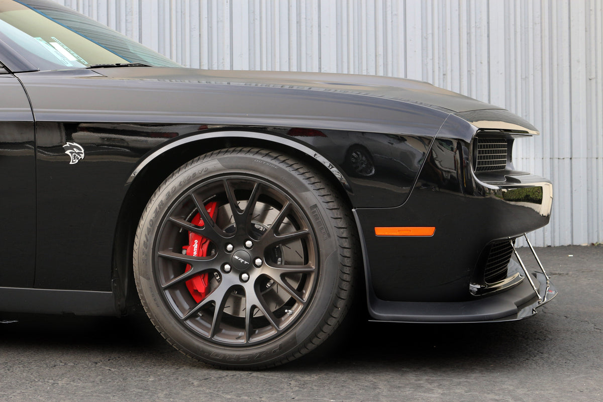 Carbon Fiber Front Wind Splitter-  2015-2023 Dodge Challenger Hellcat