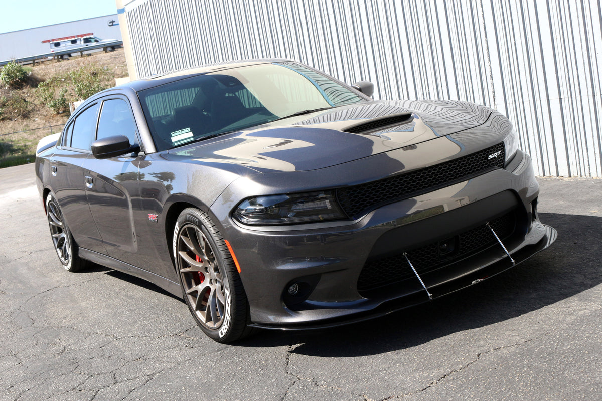 Carbon Fiber Front Wind Splitter- 2015-2019 Dodge Charger SRT-8/ Hellcat/ Scat Pack