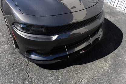 Carbon Fiber Front Wind Splitter- 2015-2019 Dodge Charger SRT-8/ Hellcat/ Scat Pack