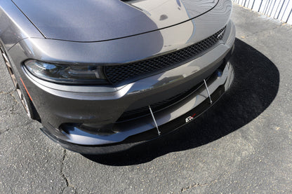 Carbon Fiber Front Wind Splitter- 2015-2019 Dodge Charger SRT-8/ Hellcat/ Scat Pack