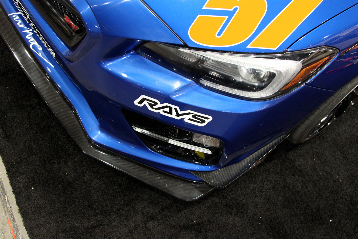 Carbon Fiber Front Bumper Canards ( Bottom)- 2015-2017 Subaru WRX STI
