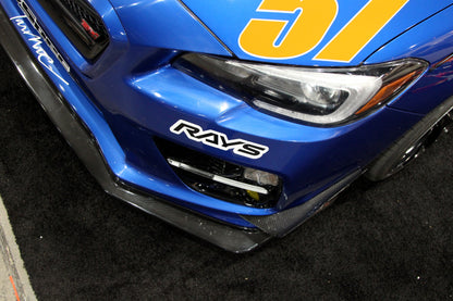 Carbon Fiber Front Bumper Canards ( Bottom)- 2015-2017 Subaru WRX STI