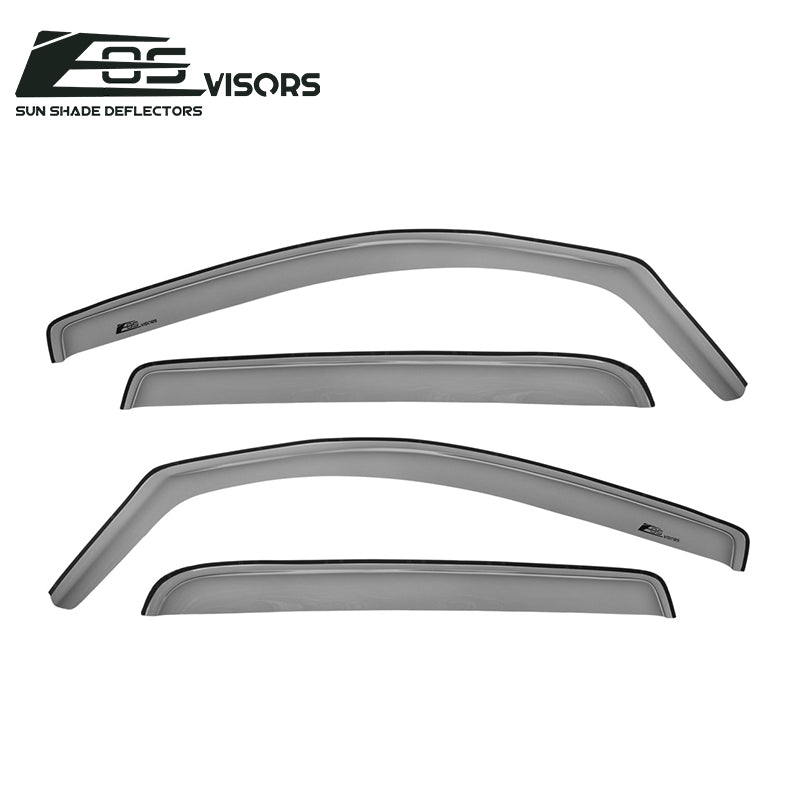 2016-Up Toyota Tacoma Double Cab Window Visors Wind Deflectors Rain Guards image 2
