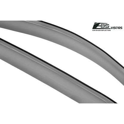 2016-Up Toyota Tacoma Double Cab Window Visors Wind Deflectors Rain Guards image 17
